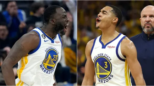Draymond Green y Jordan Poole.