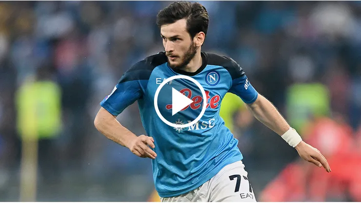 La figura de Napoli, Khvicha Kvaratskhelia, preparado para una nueva temporada.
