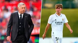 Carlo Ancelotti incluyó a Nicolás Paz en la lista de convocados para la gira del Real Madrid a los Estados Unidos. Getty Images.