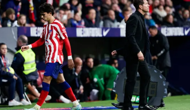 Diego Pablo Simeone y Joao Felix: Getty Images