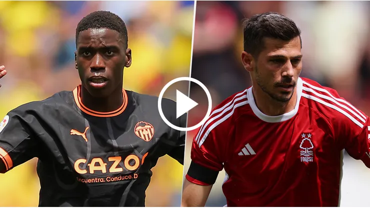 Valencia vs. Nottingham Forest por un amistoso.