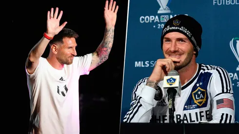 La diferencia en los ingresos e interés en la MLS cambió rotundamente desde el arribo de David Beckham a la reciente llegada de Lionel Messi. Getty Images.
