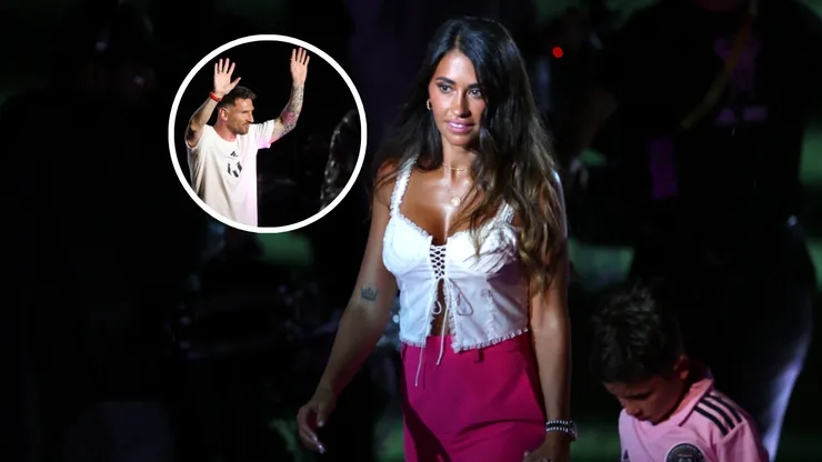 Antonela Roccuzzo se refirió al cariño con el que recibieron a Lionel Messi en el Inter Miami de la MLS. Getty Images.