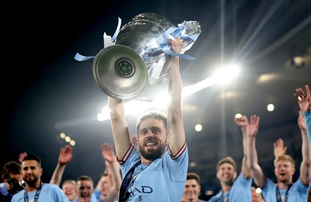 Bernardo Silva en Manchester City: Getty Images