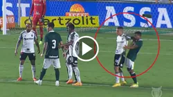 Arana pegó un codazo criminal y dejó a Atlético Mineiro con uno menos