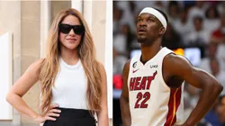 Shakira y Jimmy Butler.