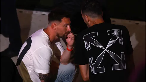 Lionel Messi y Sergio Busquets