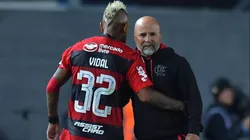 Arturo Vidal llamó perdedor a Jorge Sampaoli. Getty Images.
