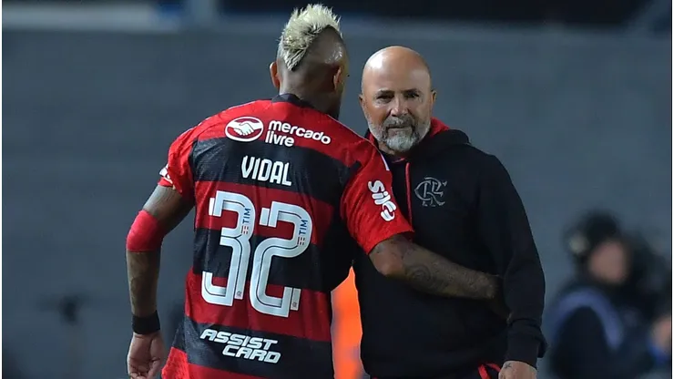 Arturo Vidal llamó perdedor a Jorge Sampaoli. Getty Images.