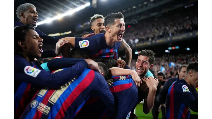 Jugadores del Barcelona.