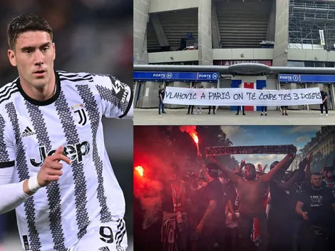 Ultras del PSG a Vlahovic: “Te cortaremos tres dedos”