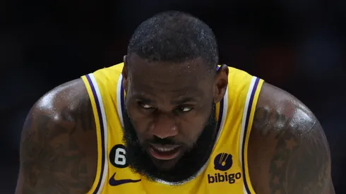 LeBron James con Los Angeles Lakers en la NBA 2023.