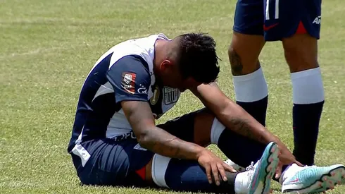 Se lesiona estrella de Alianza Lima.