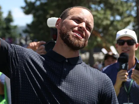 Video: El fuerte mensaje de Curry sobre Lakers tras su tiro imposible