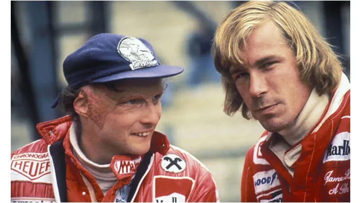 Niki Lauda y James Hunt