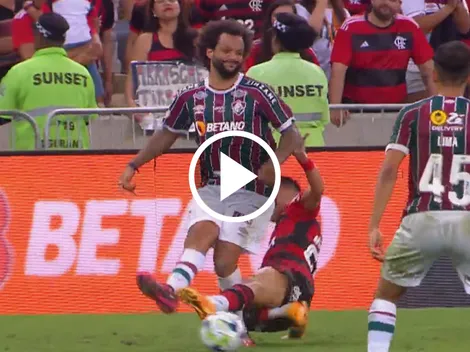 VIDEO | Marcelo tiró un humillante caño riéndose y su rival lo lesionó