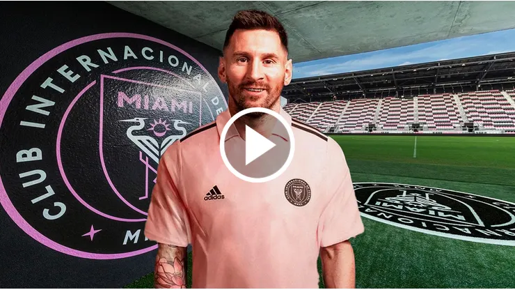 Lionel Messi es presentado en Inter Miami.