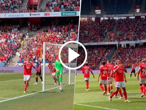 Di María volvió al Benfica marcando un gol frente a Basilea