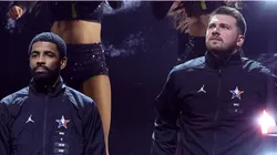 Kyrie Irving y Luka Doncic