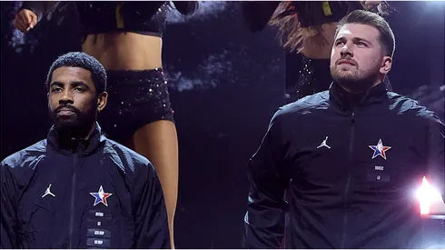 Kyrie Irving y Luka Doncic