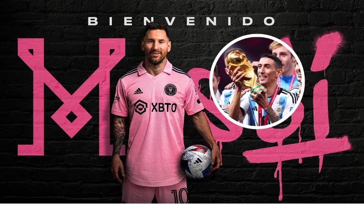 Ángel Di María dio su aprobación a la llegada de Lionel Messi al Inter Miami de la MLS de los Estados Unidos. @InterMiamiCF