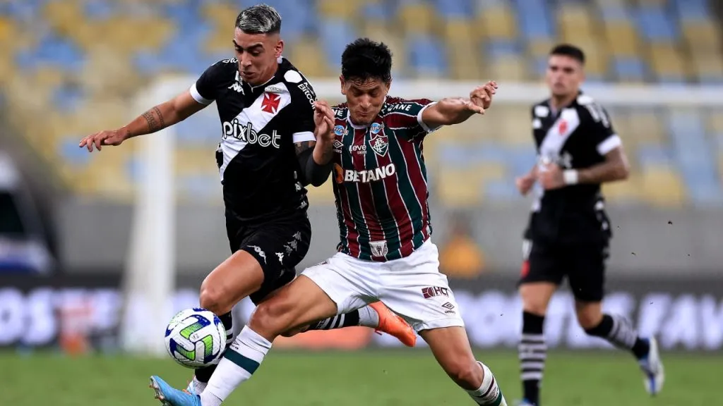 Pumita Rodríguez, en un partido entre Vasco da Gama y Fluminense (Getty Images).