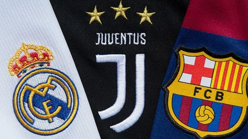 Real Madrid, Juventus y Barcelona.