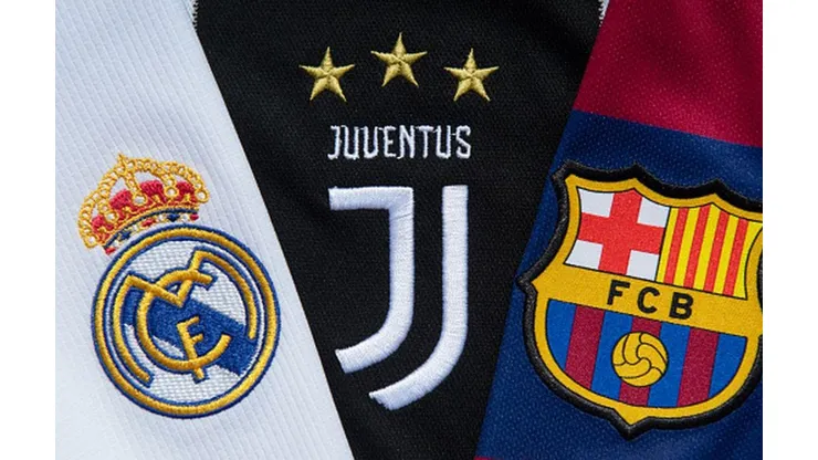 Real Madrid, Juventus y Barcelona.