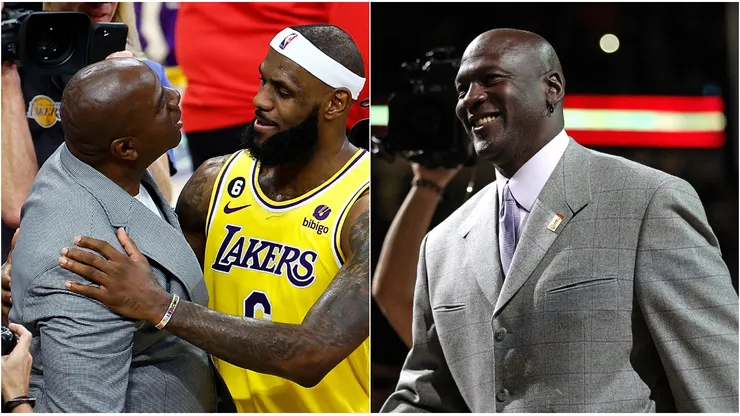 Magic Johnson, LeBron James y Michael Jordan.