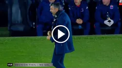 VIDEO | Le anularon un gol a su equipo, no entendió y lo gritó efusivamente