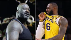 Shaquille O'Neal y LeBron James.