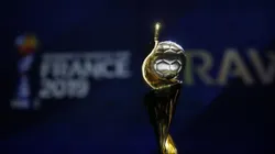 PARIS, FRANCE - DECEMBER 08: The FIFA Women's World Cup trophy on display during the FIFA Women's World Cup France 2019 Draw at La Seine Musicale on December 8, 2018 in Paris, France. (Photo by Dean Mouhtaropoulos/Getty Images)