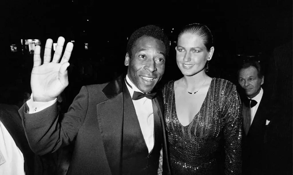 Pele y Xuxa en 1985. Foto: Hola!