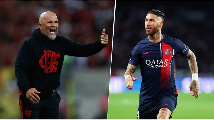 El Flamengo de Jorge Sampaoli estaría pensando en reforzarse con Sergio Ramos para la segunda fase de la Copa Libertadores. Getty Images