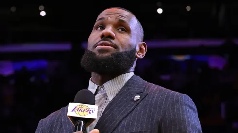 LeBron James con Lakers en el 2023.