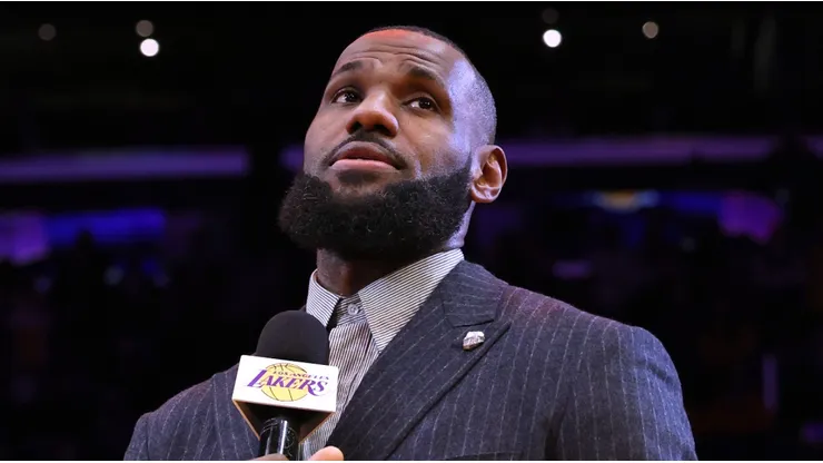 LeBron James con Lakers en el 2023.