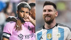 Josef Martínez y Lionel Messi.