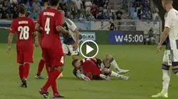 Mordisco en la Champions League