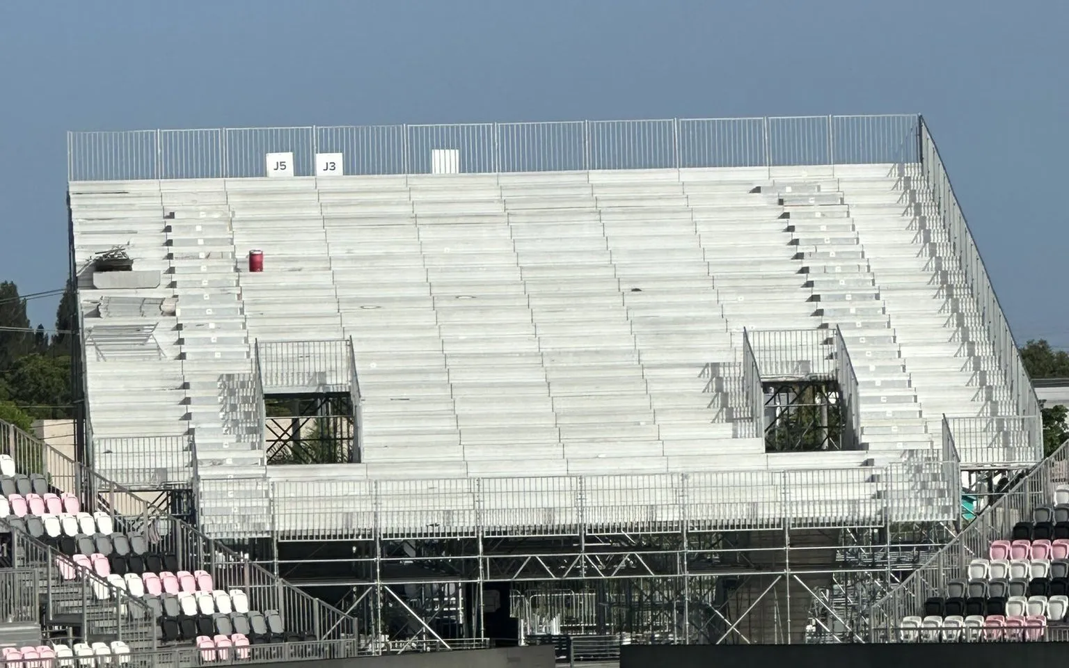 El nuevo sector del estadio del Inter Miami. Foto: Franco Panizo