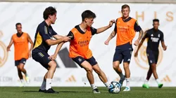 Arda Guler destaca en el entrenamiento del Real Madrid (Photo by Victor Carretero/Real Madrid via Getty Images)