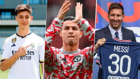 La publicación de la presentación de Arda Guler en Twitter fue la mas likeada detrás de los anuncios de Cristiano Ronaldo al Manchester United de Lionel Messi al PSG. Getty Images.