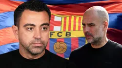 Xavi Hernández y Pep Guardiola.