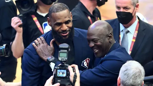 LeBron James y Michael Jordan.