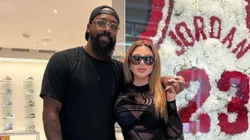 Marcus Jordan y Larsa Pippen.
