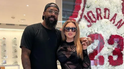 Marcus Jordan y Larsa Pippen.