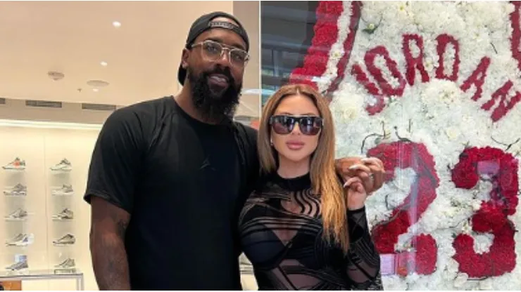 Marcus Jordan y Larsa Pippen.
