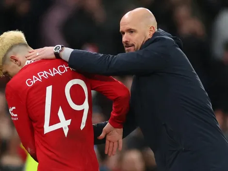 Ten Hag no incluyó a Garnacho para el primer amistoso del United
