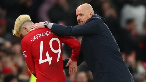 Ten Hag decidió no incluir a Garnacho.