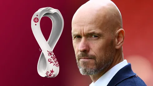 Erik ten Hag va por una figura de Qatar 2022 (Photo by Michael Steele/Getty Images)