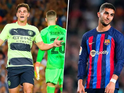Revelan que el Barca prefirió apostar por Ferrán Torrés antes que por Julián Álvarez